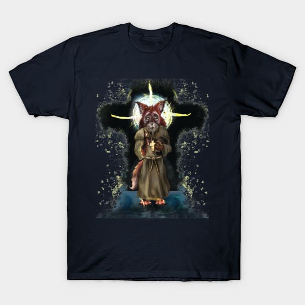 Friar Fox T-Shirt by k33nArt